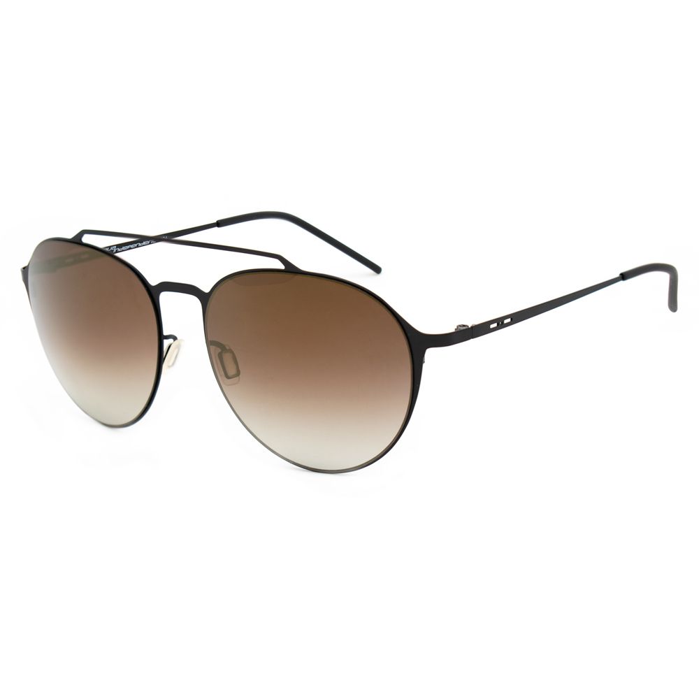 Italia Independent Schwarze Metall-Sonnenbrille