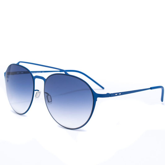 Italia Independent Blaue Metall-Sonnenbrille