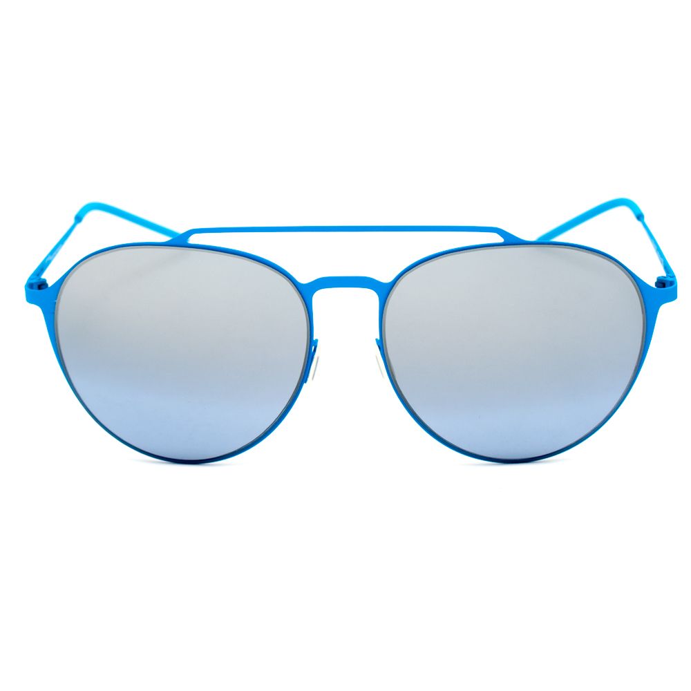 Italia Independent Blaue Metall-Sonnenbrille