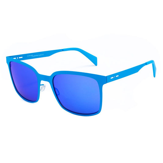 Italia Independent Blaue Metall-Sonnenbrille