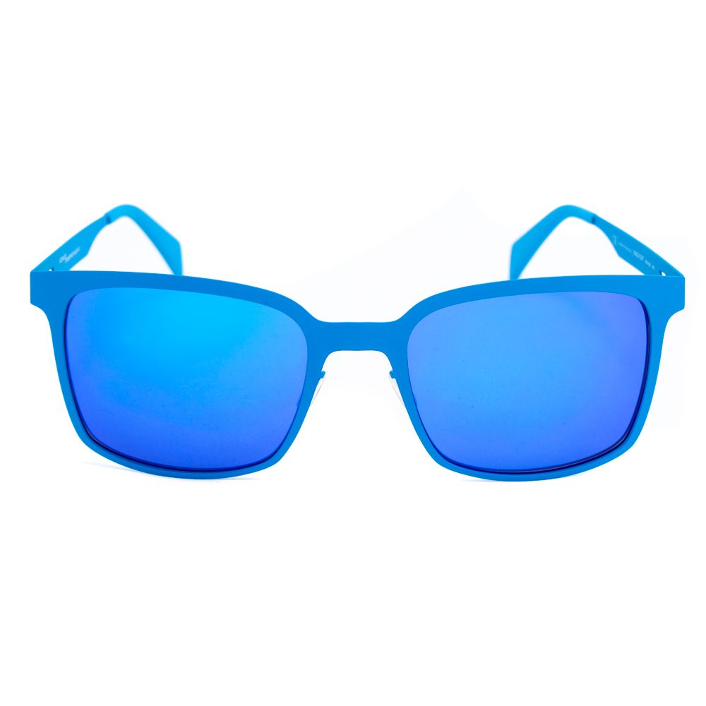 Italia Independent Blaue Metall-Sonnenbrille