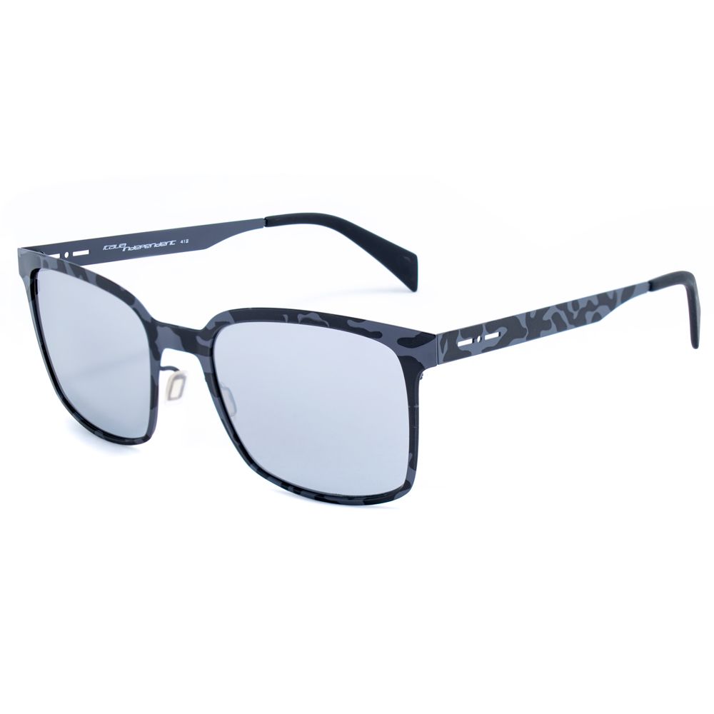 Italia Independent Graue Metall-Sonnenbrille