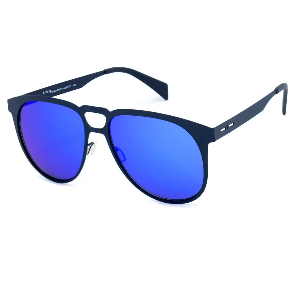 Italia Independent Schwarze Metall-Sonnenbrille