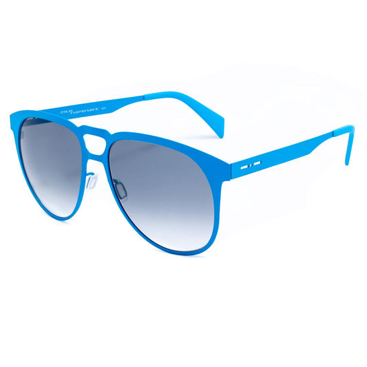 Italia Independent Blaue Metall-Sonnenbrille