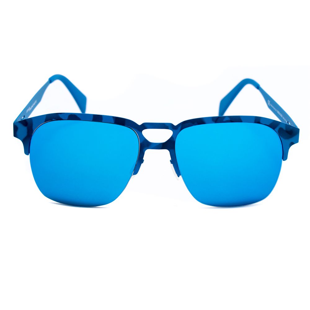 Italia Independent Blaue Metall-Sonnenbrille