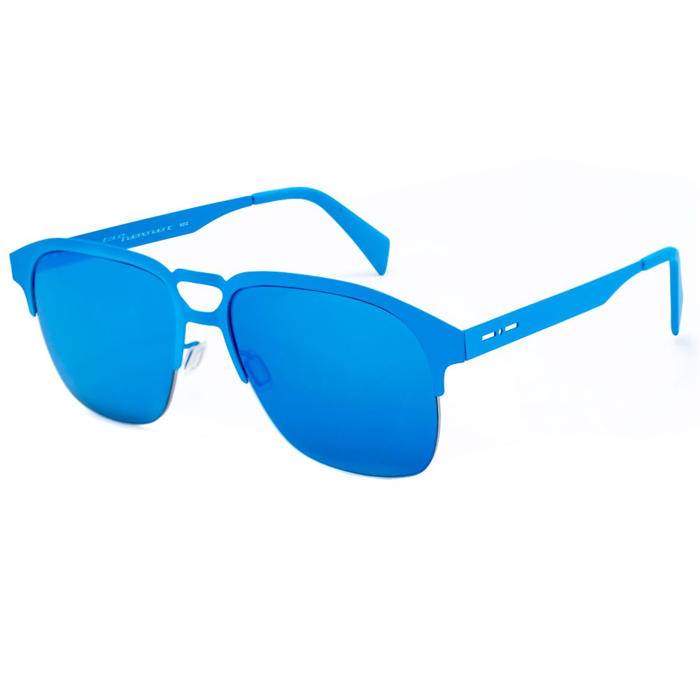 Italia Independent Blaue Metall-Sonnenbrille