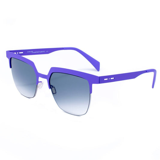 Italia Independent Lila Metall-Sonnenbrille