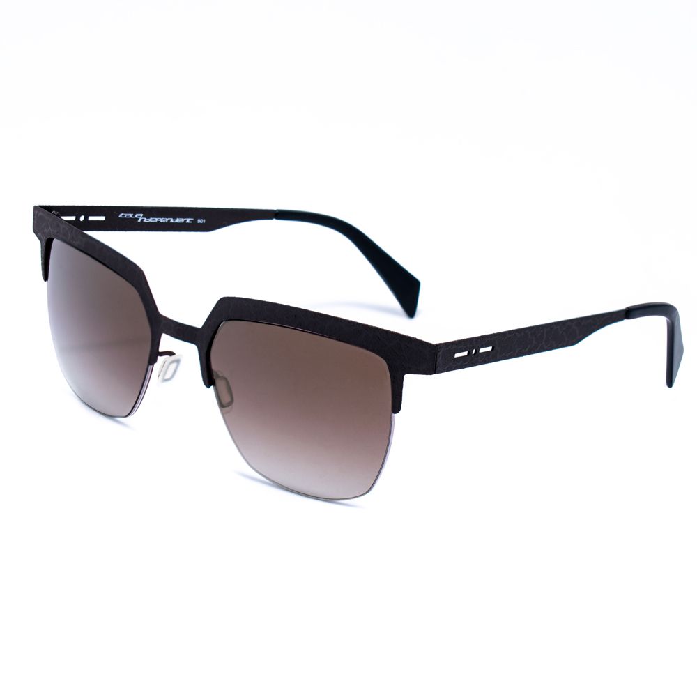 Italia Independent Braune Metall-Sonnenbrille