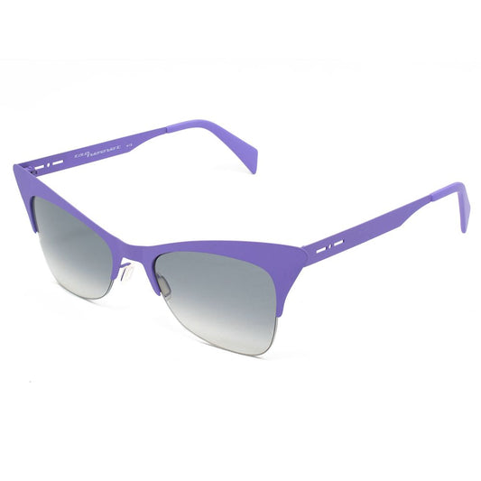 Italia Independent Lila Metall-Sonnenbrille