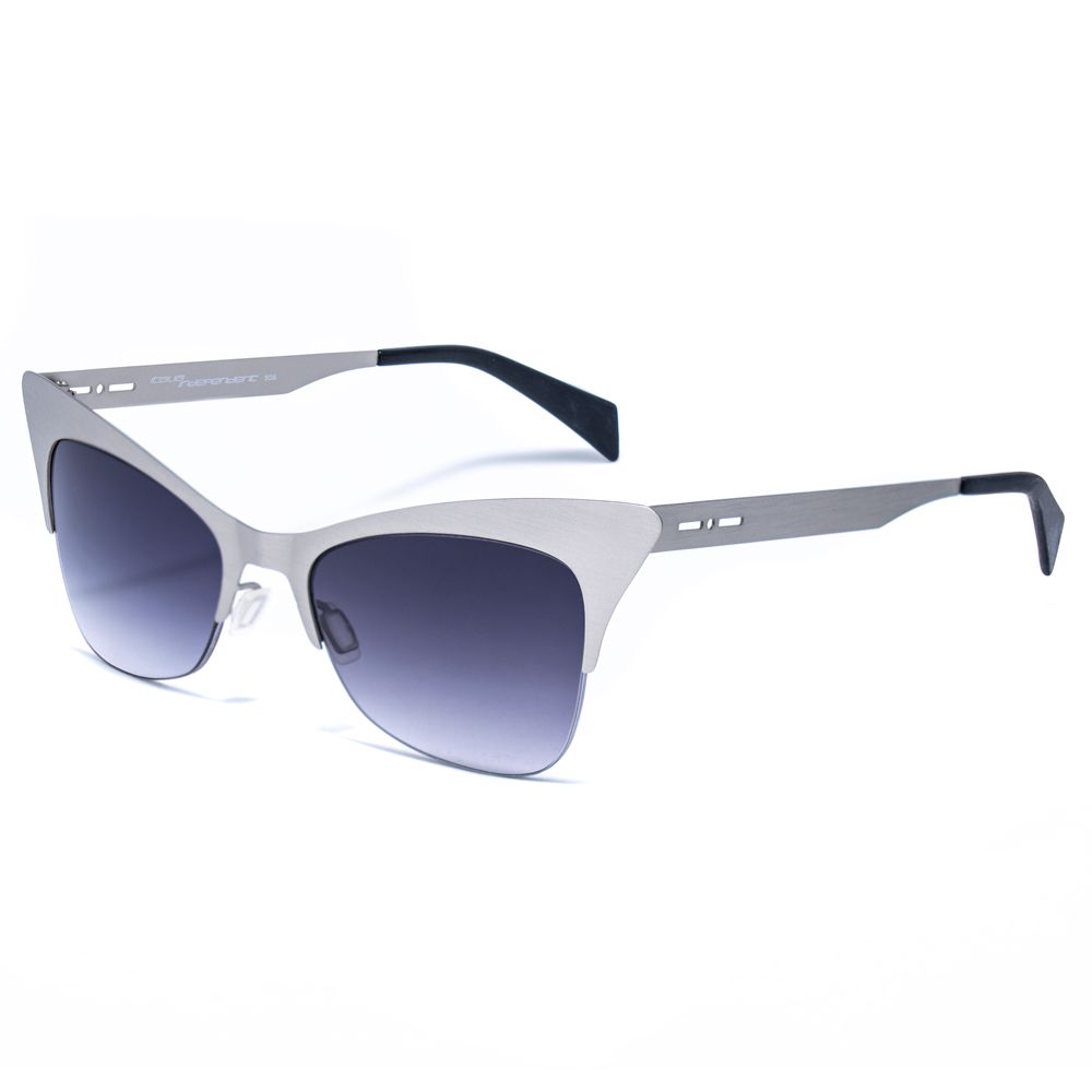 Italia Independent Silberne Metall-Sonnenbrille