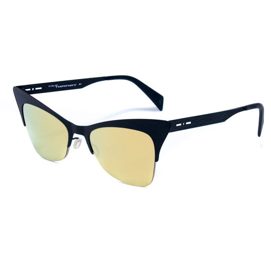 Italia Independent Schwarze Metall-Sonnenbrille
