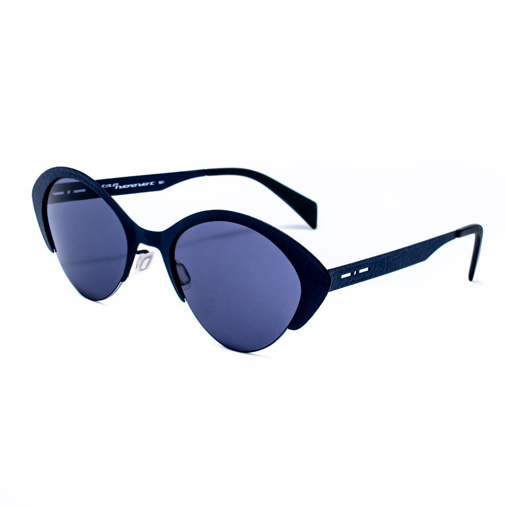 Italia Independent Blaue Metall-Sonnenbrille
