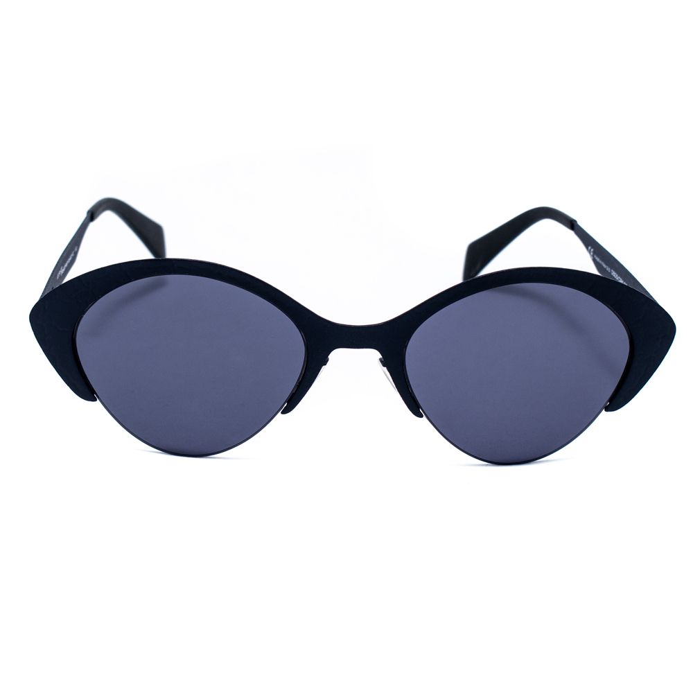 Italia Independent Blaue Metall-Sonnenbrille