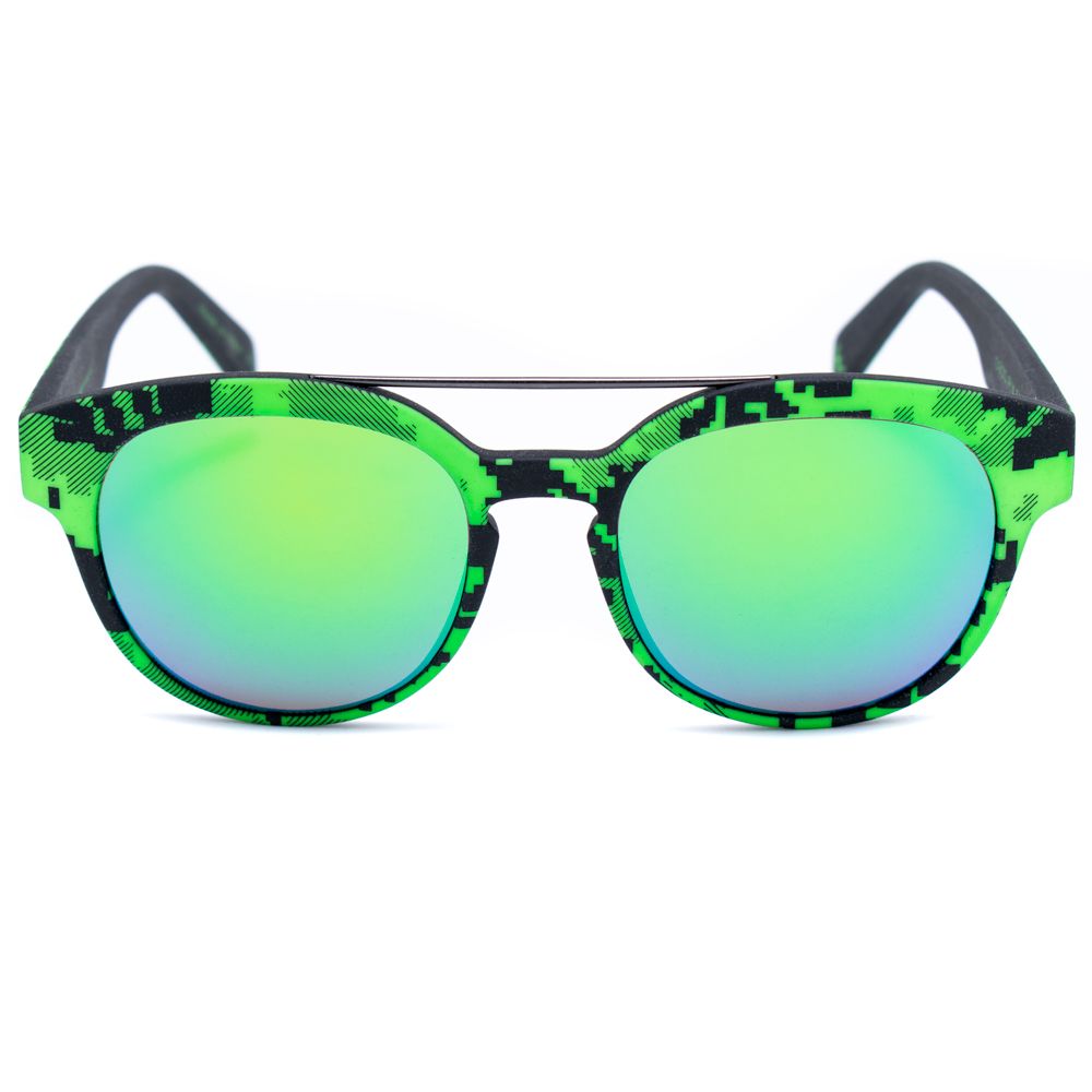 Italia Independent Grüne Acetat-Sonnenbrille