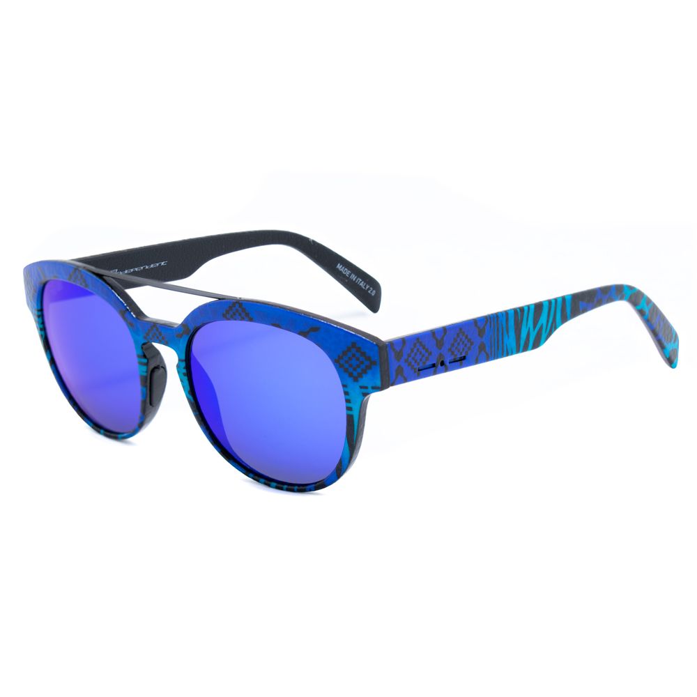 Italia Independent Blaue Acetat-Sonnenbrille