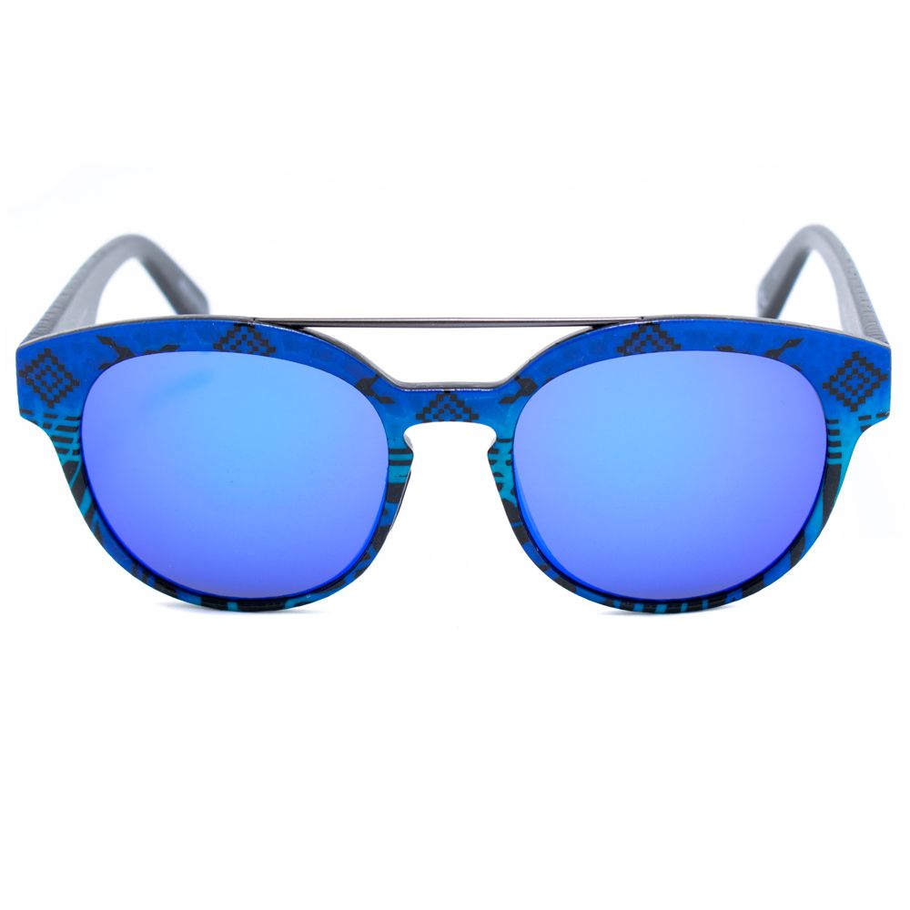 Italia Independent Blaue Acetat-Sonnenbrille