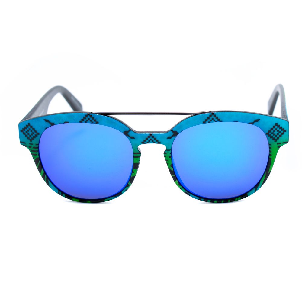 Italia Independent Blaue Acetat-Sonnenbrille