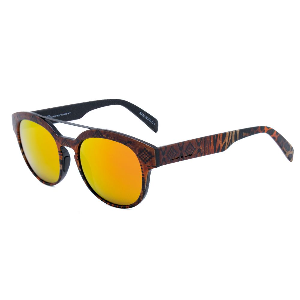 Italia Independent Braune Acetat-Sonnenbrille