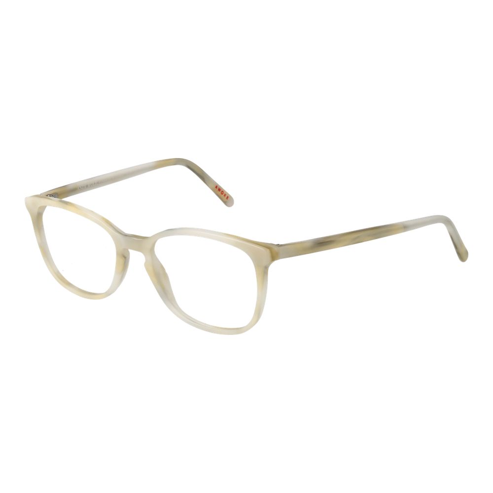 Andy Wolf Cremefarbene Acetat-Brille (Rahmen)