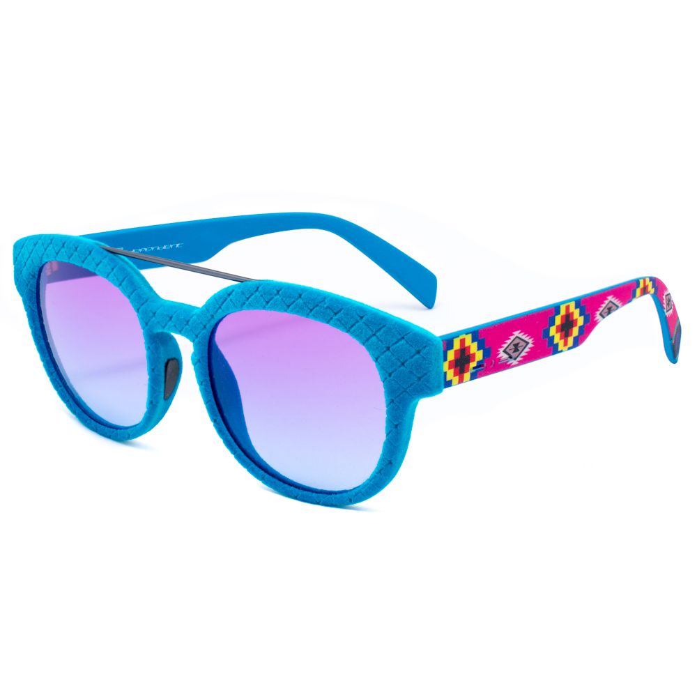 Italia Independent Blaue Acetat-Sonnenbrille