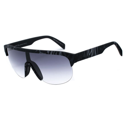 Italia Independent Schwarze Acetat-Sonnenbrille