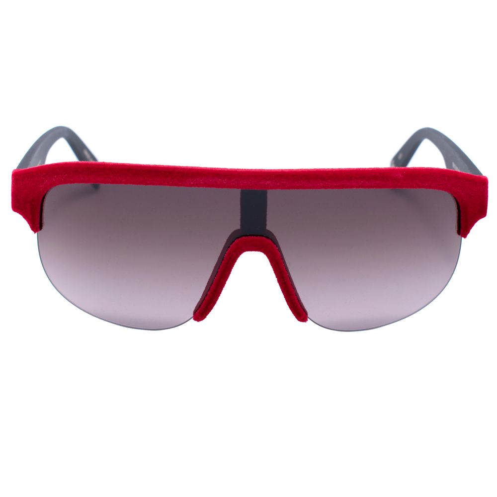 Italia Independent Rote Acetat-Sonnenbrille