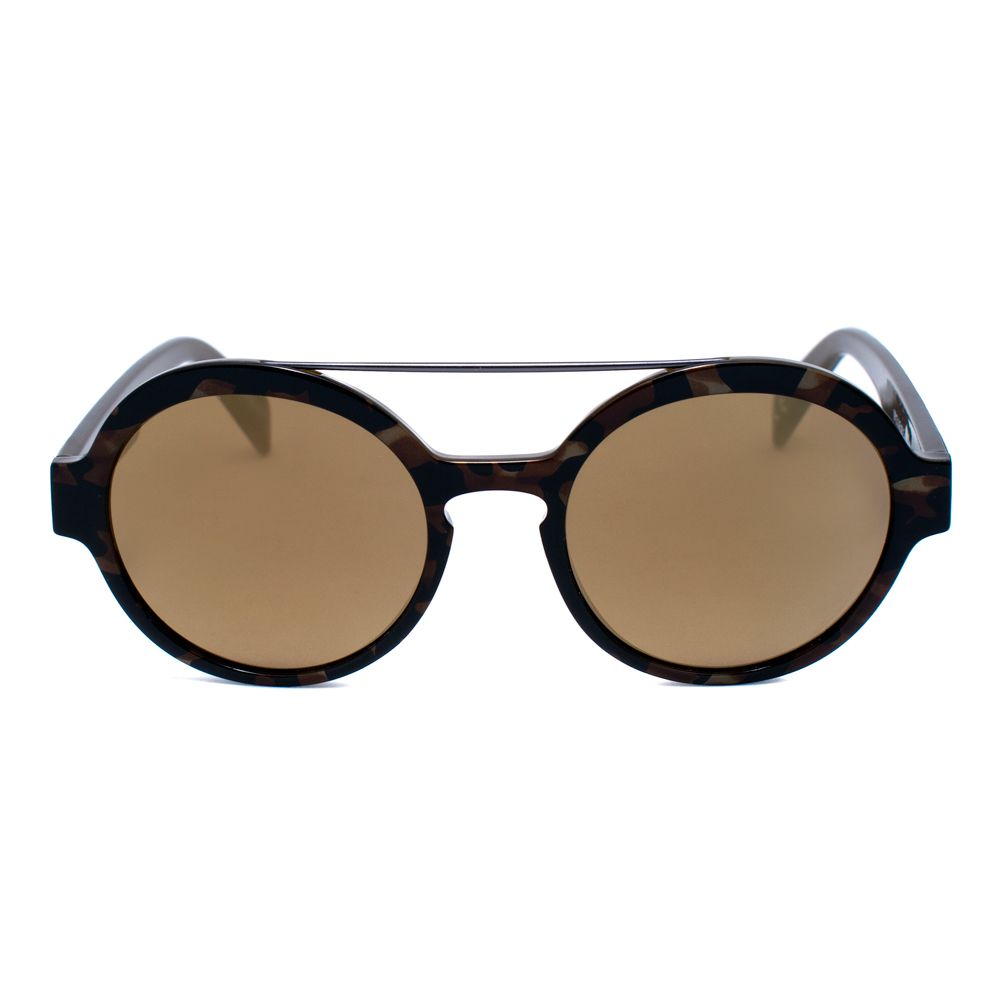 Italia Independent Braune Acetat-Sonnenbrille