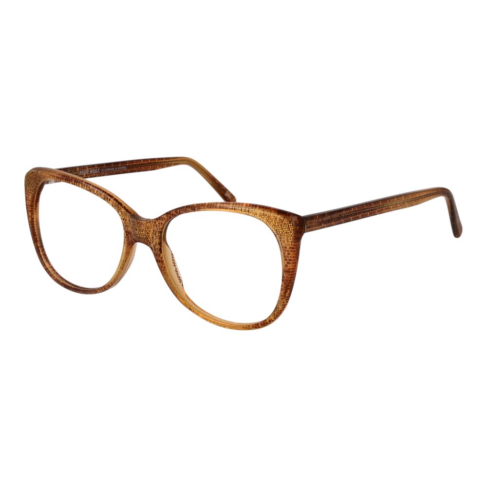 Andy Wolf Orangefarbene Brille aus Acetat (Rahmen)