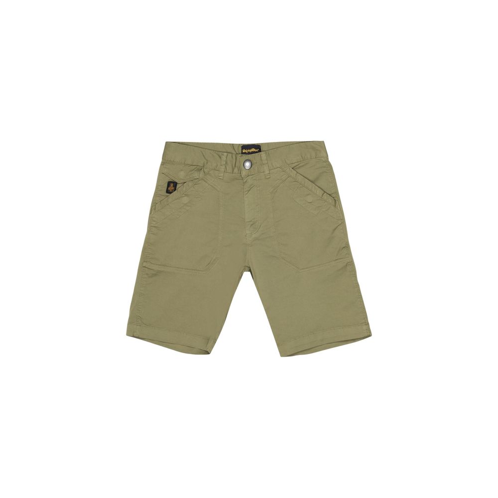 Refrigiwear Grüne Baumwoll-Bermudas