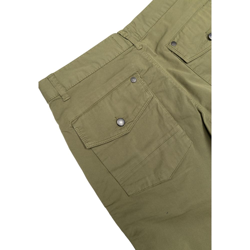 Refrigiwear Grüne Baumwoll-Bermudas