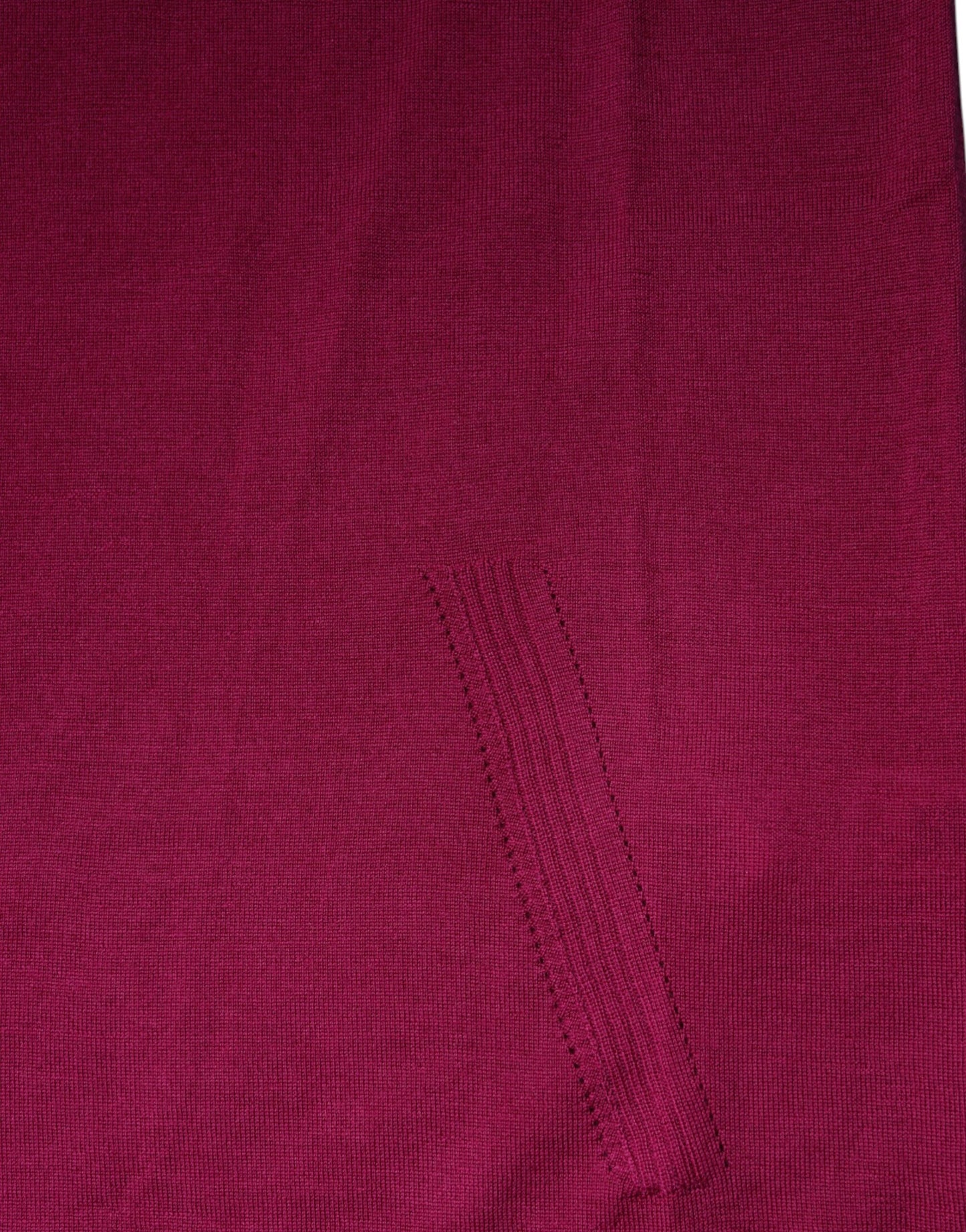 Dolce & Gabbana Fuchsia Langarm-Rollkragenpullover aus Wolle