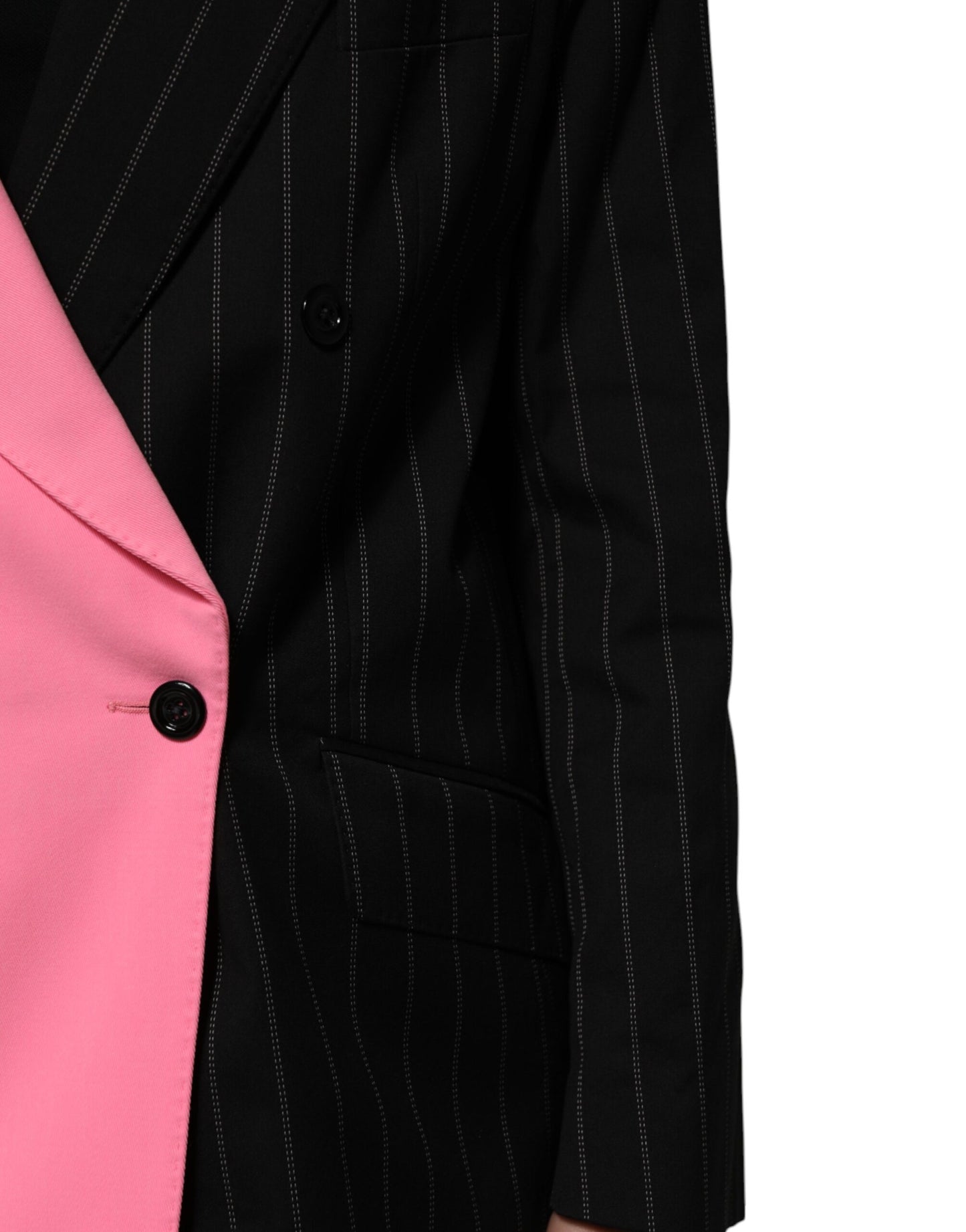 Dolce & Gabbana Multicolor Patchwork verschönerte Manteljacke