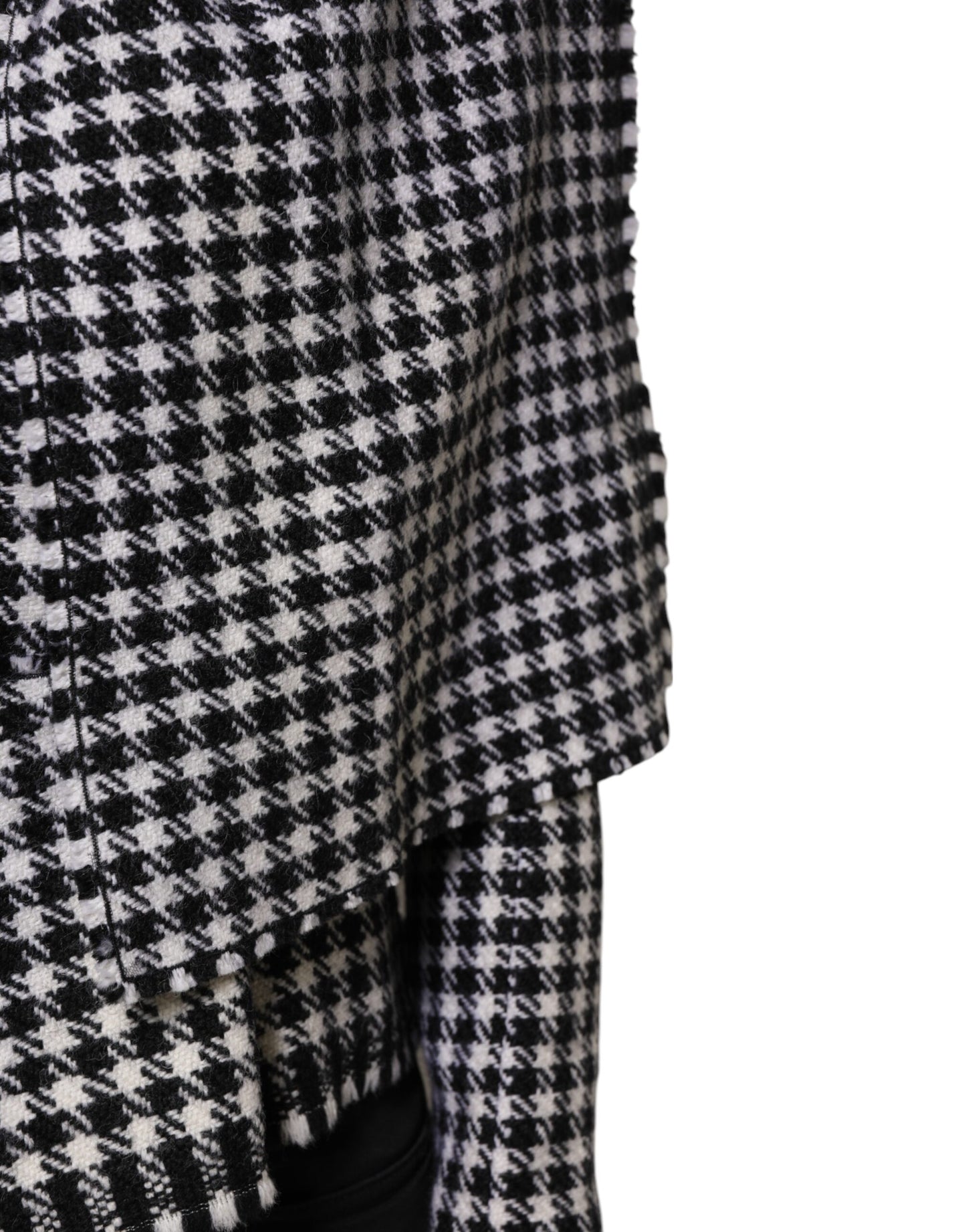 Dolce & Gabbana Monochrom gemusterte Jacke aus Wolle in mehreren Farben