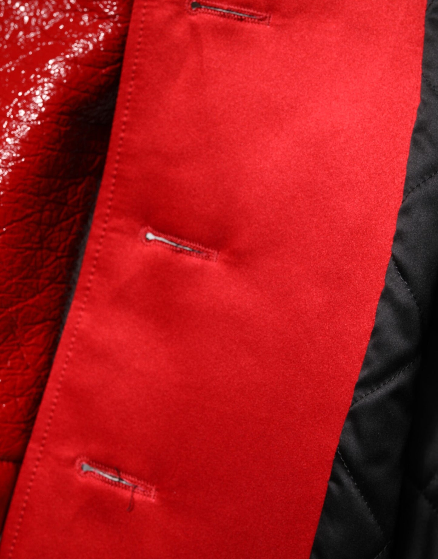 Dolce & Gabbana Einreihiger Trenchcoat aus roter Wolle Jacke