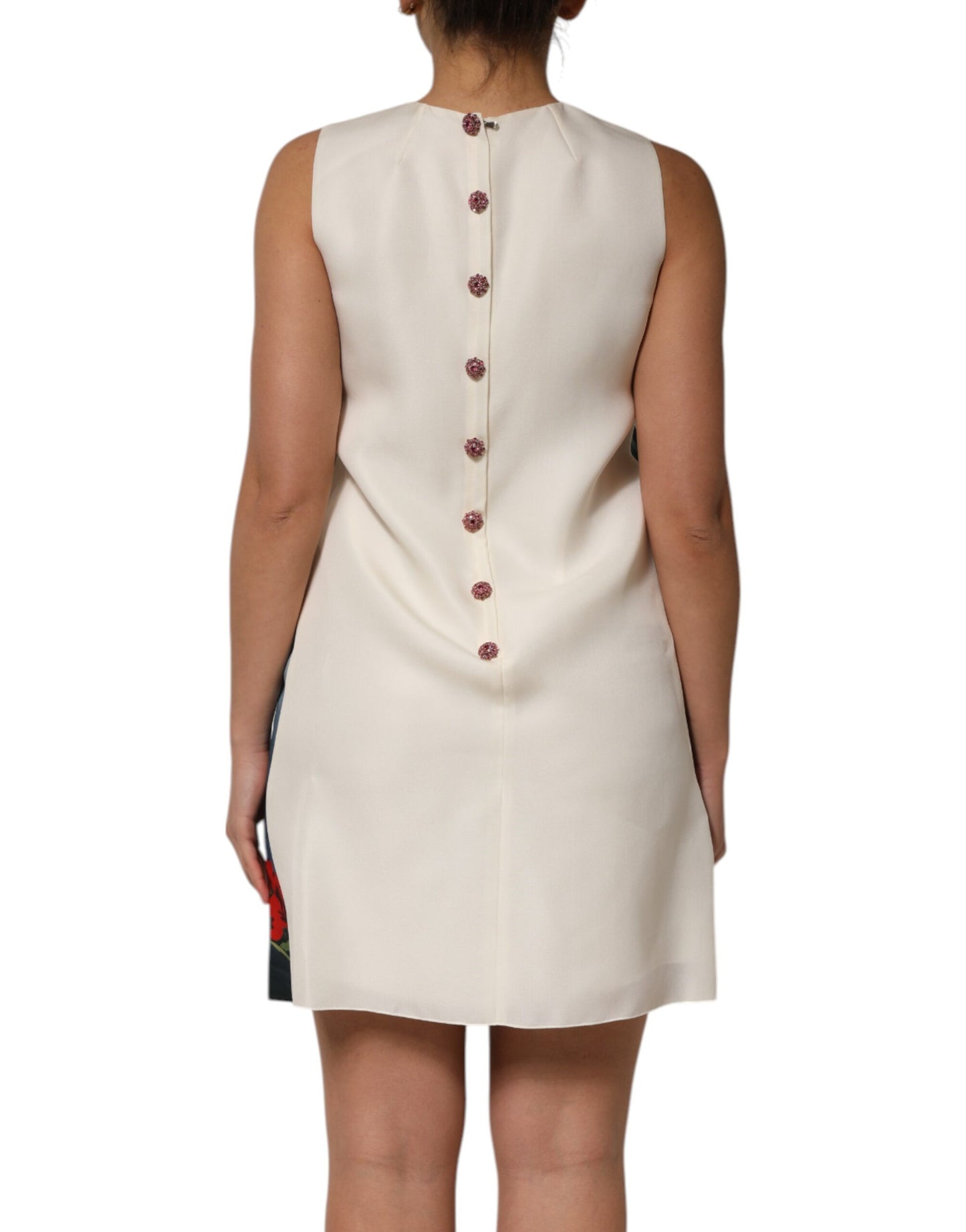 Dolce & Gabbana Multicolor Kristallverziertes Minikleid