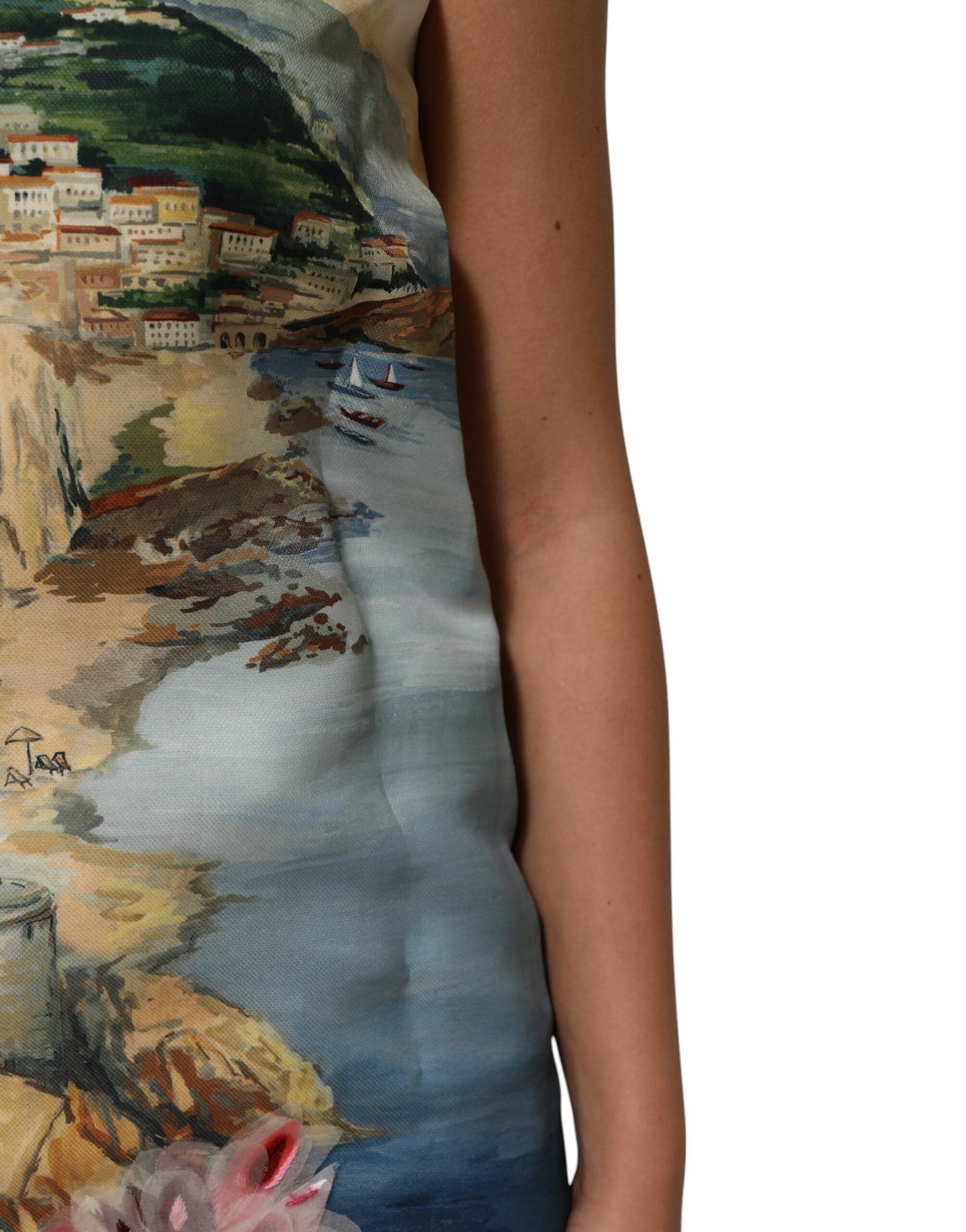 Dolce & Gabbana Multicolor Kristallverziertes Minikleid