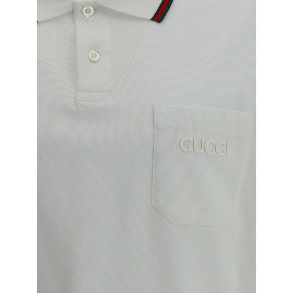 Gucci Polo-Pullover von Logo