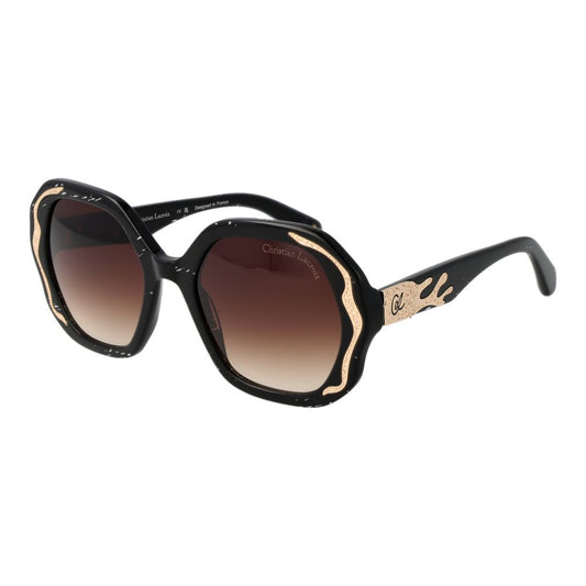Christian Lacroix Schwarze Frauen Sonnenbrille