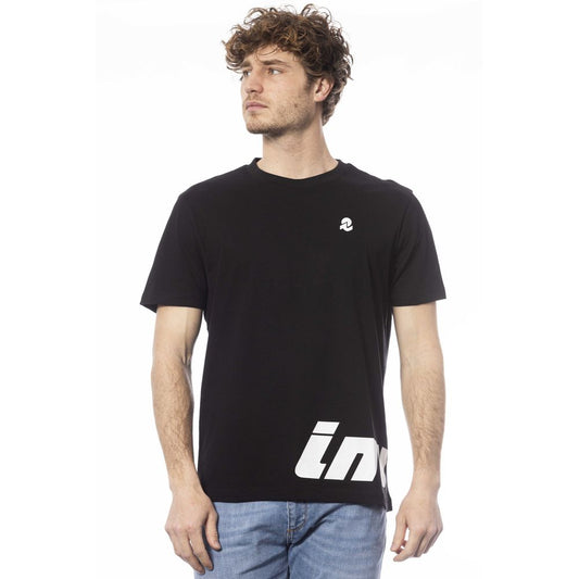 Invicta Schwarzes Baumwolle Männer T-Shirt