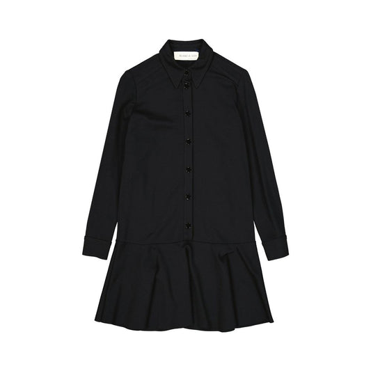 BLANCA VITA Schwarzes Freizeitkleid aus Elastan