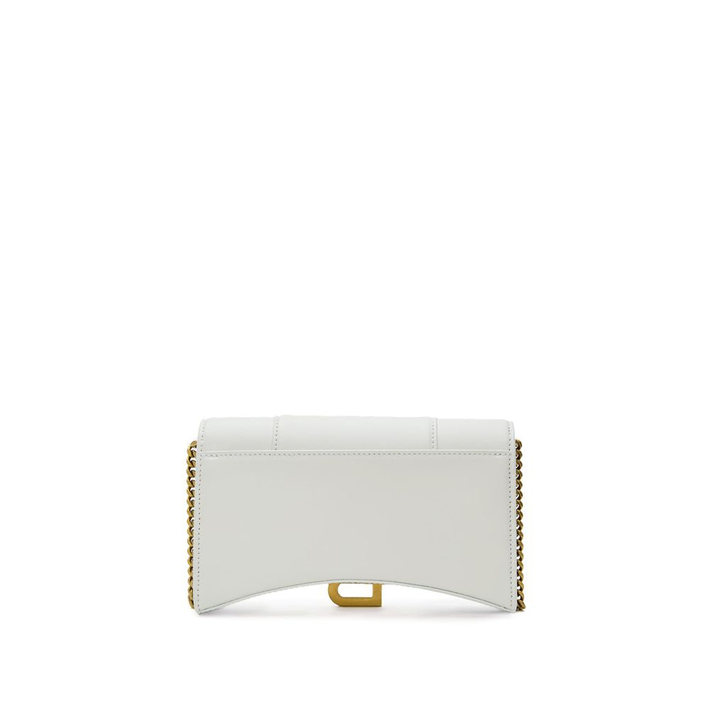 Balenciaga Weiße Leder-Umhängetasche