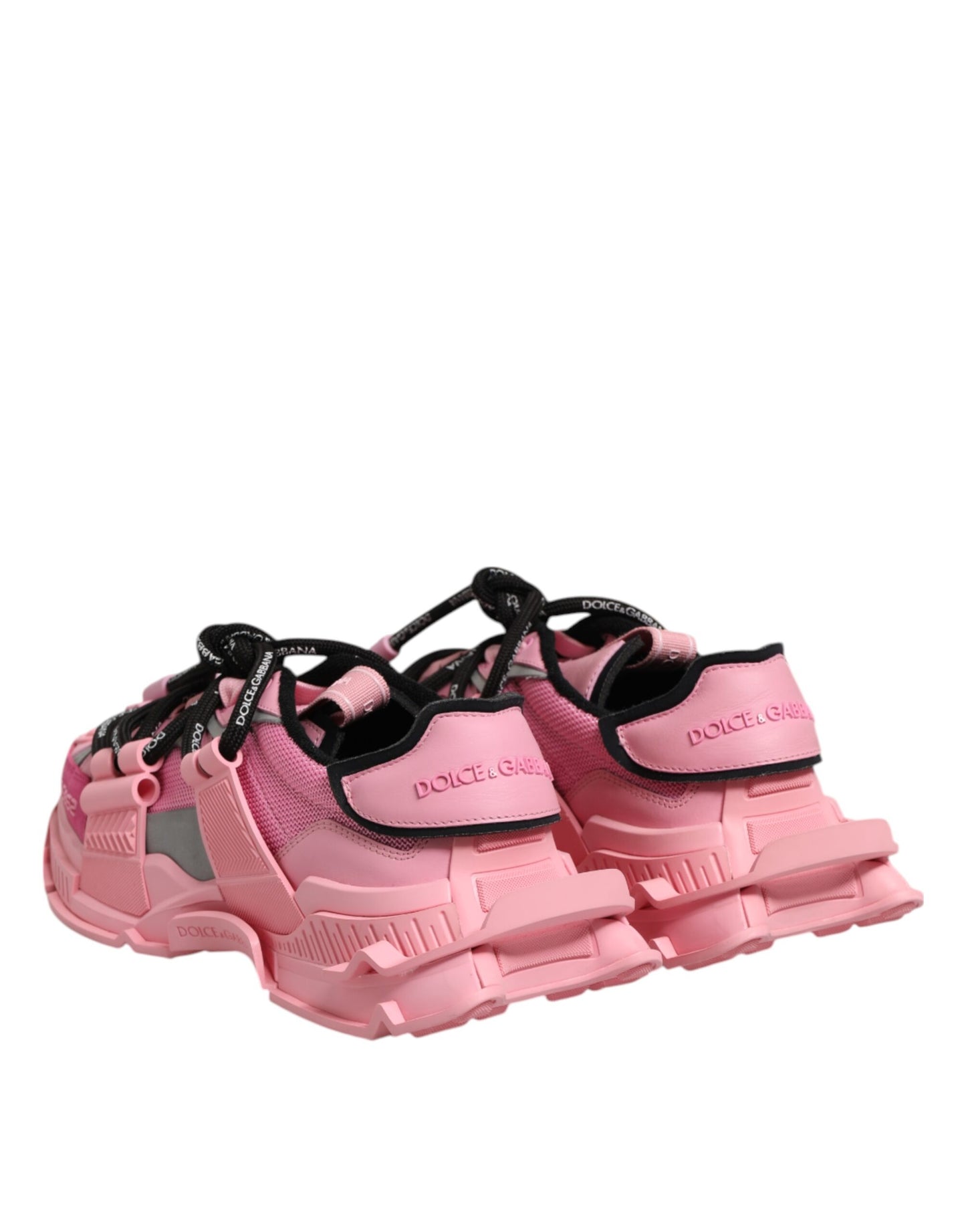 Dolce & Gabbana Rosa Low Top Space Frauen Turnschuhe Schuhe