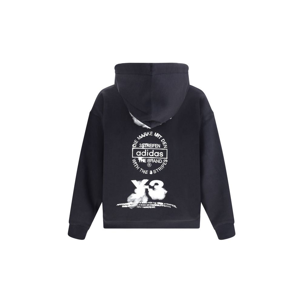Y-3 Grafik-Kapuzenpulli