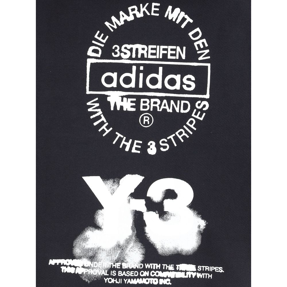 Y-3 Grafik-Kapuzenpulli