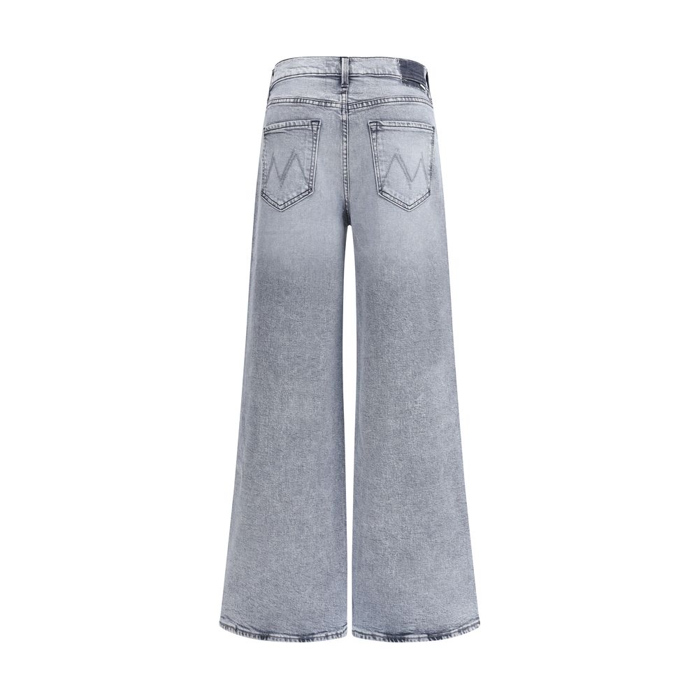Mother Denim Graue Baumwoll-Jeans aus Denim