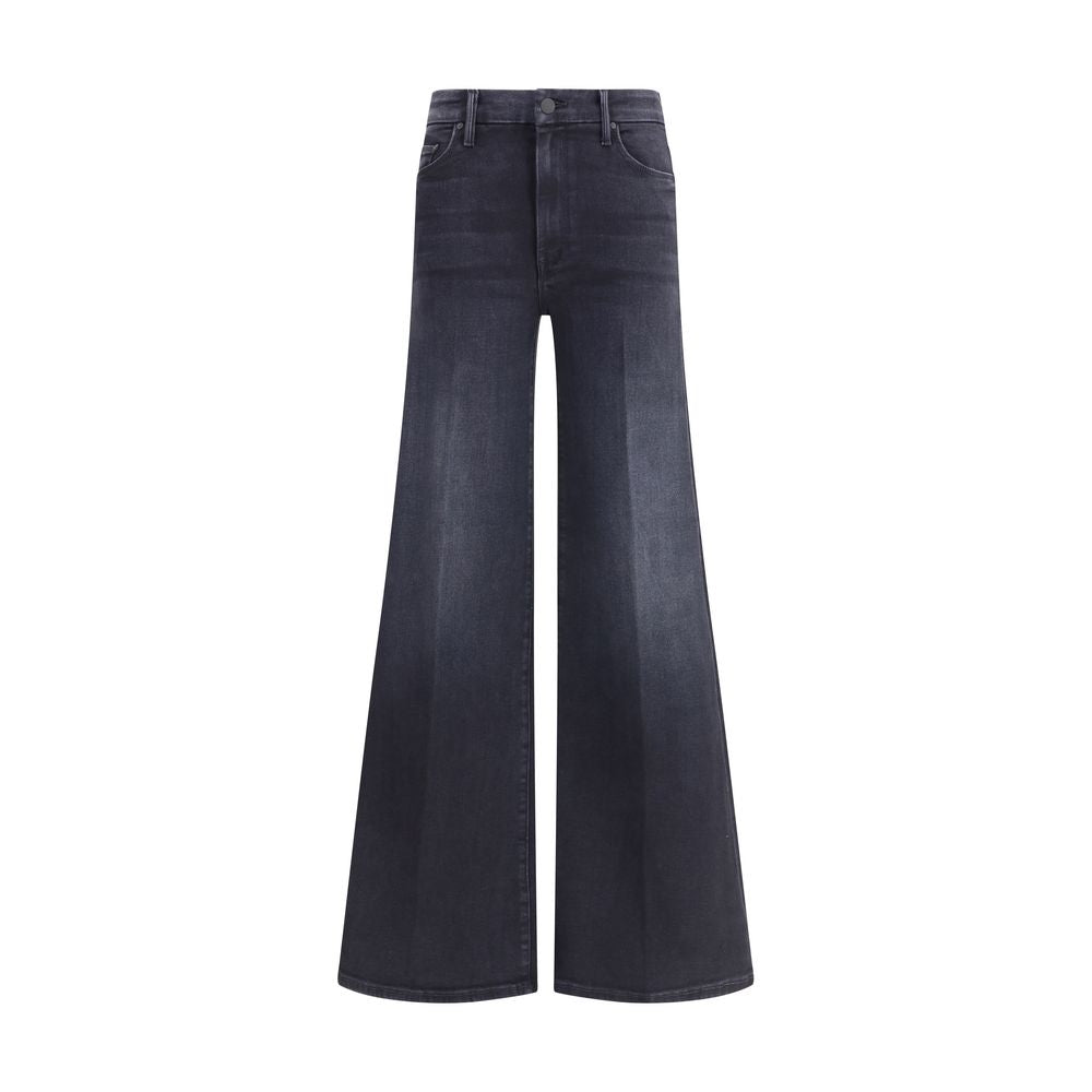 Mother Denim Schwarze Baumwoll-Jeans