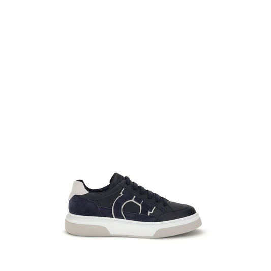 Ferragamo Gancini Leder Turnschuhe