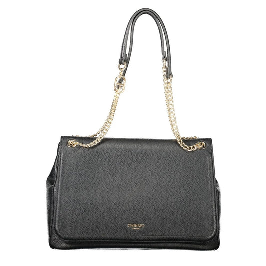 Twinset Schwarz Polyethylen Frauen Handtasche