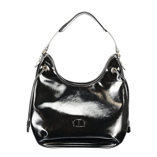 Twinset Schwarz Polyethylen Frauen Hobo Tasche