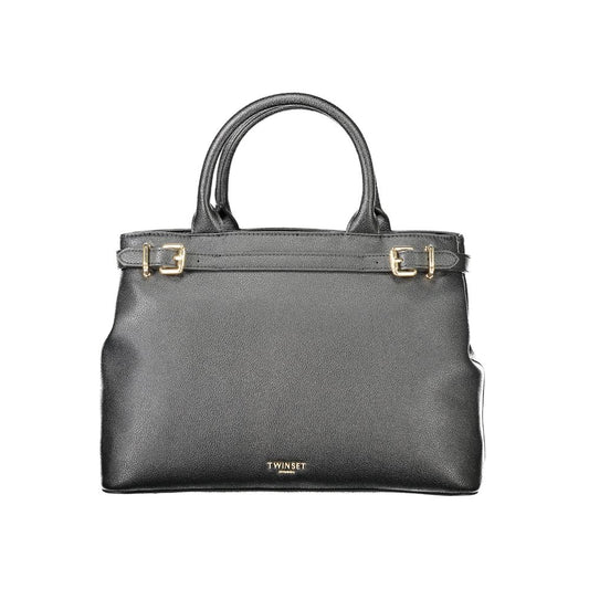 Twinset Schwarz Polyethylen Frauen Handtasche